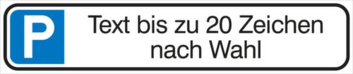 Aluminium-Parkplatzschild Standard 12 L