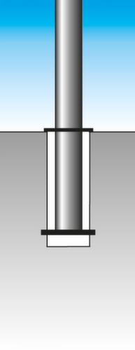 Edelstahl-Sperrpfosten Detail 7 L