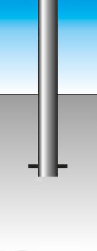 Edelstahl-Sperrpfosten Detail 6 L