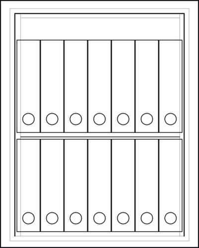 Format Tresorbau Brandschutzschrank Sicherheitsstufe VdS 1/S 60 P Technische Zeichnung 1 L