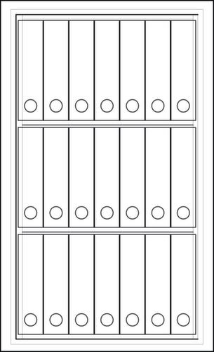 Format Tresorbau Brandschutzschrank Sicherheitsstufe VdS 1/S 60 P Technische Zeichnung 2 L