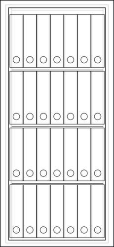 Format Tresorbau Brandschutzschrank Sicherheitsstufe VdS 1/S 60 P Technische Zeichnung 3 L