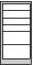 PAVOY Schubladenschrank Basis, 6 Schublade(n) Technische Zeichnung 1 L