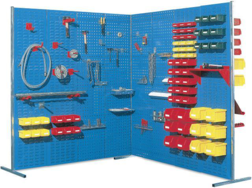 Kappes Loch-/Schlitzplatten-Trennwand RasterPlan® als Doppelfeld 90° Standard 2 L