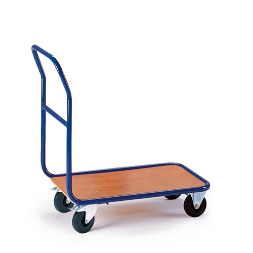 Rollcart Schiebebügelwagen mit pannensicherer Vollgummibereifung Standard 1 L