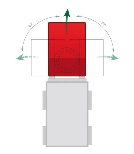 Bauer 3-Seiten-Kippbehälter Technische Zeichnung 1 L