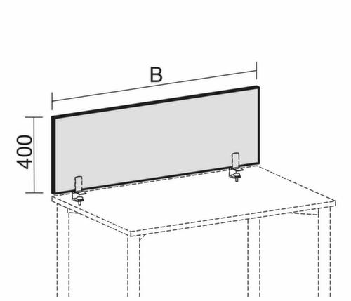 Gera Trennwand Pro verschiedene Module Technische Zeichnung 1 L