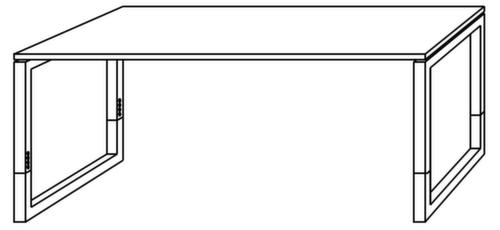 Höhenverstellbarer Schreibtisch Technische Zeichnung 1 L