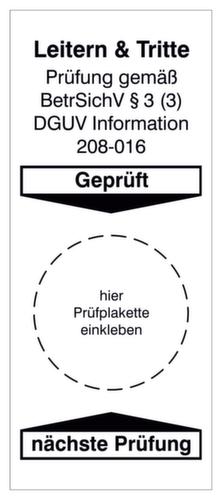 Grundplakette und Gebrauchsanweisungen Standard 10 L