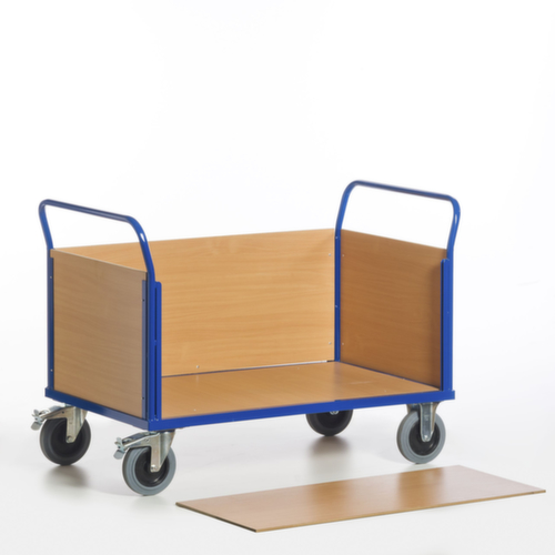 Rollcart Vierwandwagen, Traglast 600 kg, Ladefläche 1000 x 670 mm Standard 1 L