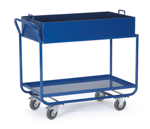 Rollcart Tischwagen 1010x585 mm, Traglast 300 kg, 2 Etagen Standard 1 L