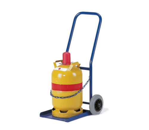 Rollcart Flaschenkarre, für 1 x 11 kg Propangas Flasche, Luft-Bereifung Standard 1 L