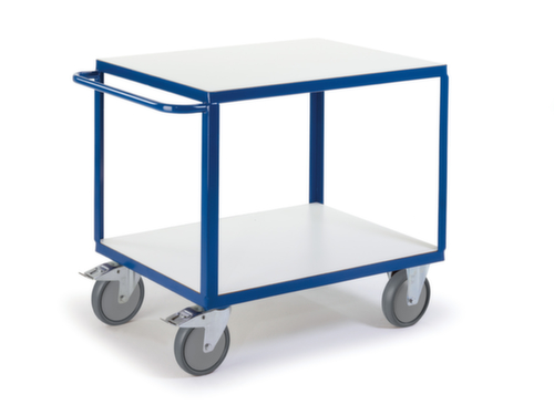 Rollcart ESD-Tischwagen 1000x700 mm, Traglast 600 kg, 2 Etagen Standard 1 L