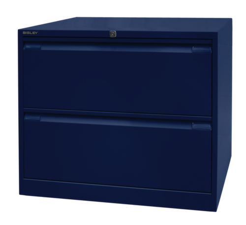 Bisley Hängeregistraturschrank, 2 Auszüge, oxfordblau/oxfordblau Standard 3 L