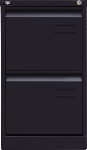 Bisley Hängeregistraturschrank Light, 2 Auszüge, schwarz/schwarz Standard 2 L