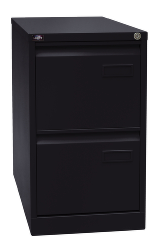 Bisley Hängeregistraturschrank Light, 2 Auszüge, schwarz/schwarz Standard 3 L