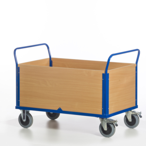 Rollcart Vierwandwagen, Traglast 600 kg, Ladefläche 1200 x 770 mm Standard 9 L