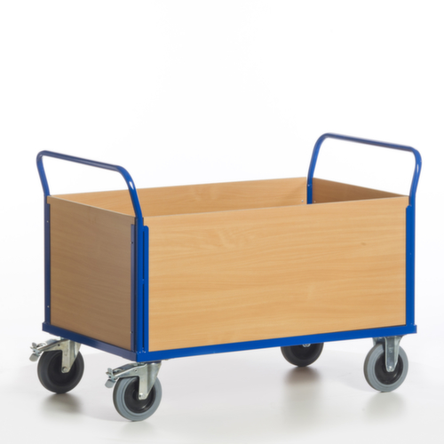 Rollcart Vierwandwagen, Traglast 600 kg, Ladefläche 1200 x 770 mm Standard 13 L