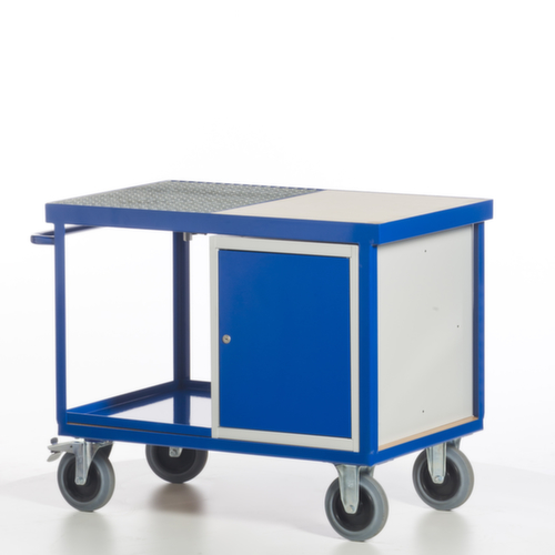 Rollcart Umwelt-Werkstattwagen mit öldichter Wanne und Gitterrost, Traglast 600 kg, Ladefläche 1150 x 700 mm Standard 2 L