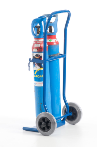 Rollcart Flaschenkarre, für 2x10 l  Flasche, TPE-Bereifung Standard 4 L