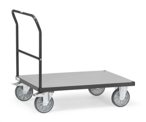 fetra Schiebebügelwagen GREY EDITION, Traglast 600 kg, Ladefläche 1000 x 600 mm Standard 1 L