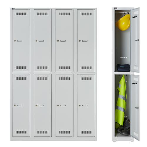 Bisley Doppelstöckiger Garderobenschrank Light Standard 1 L