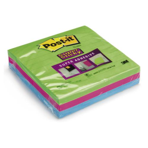 Haftnotiz Super Sticky mit 210 Blatt, Breite x Tiefe 100 x 100 mm Standard 1 L