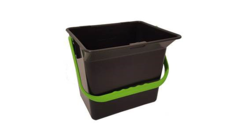 Harema Eimer Black is Green, Inhalt 6 l, schwarz Standard 1 L