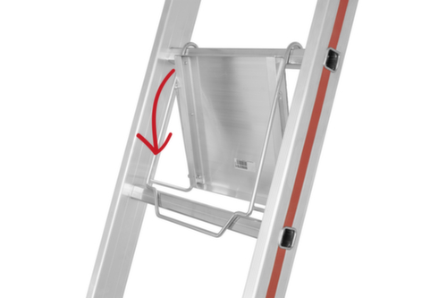 Hymer Einhängetritt für Sprossenstehleiter, 250 mm Detail 2 L