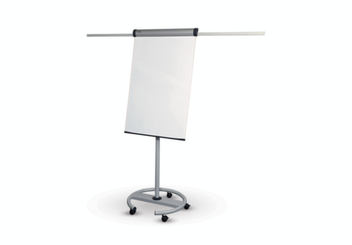 MAUL Mobiles Flipchart MAULsolid mit 2 Papierhaltern, Höhe 1780 - 1960 mm Standard 2 L