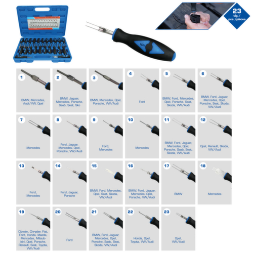 Brilliant Tools Stecker-Entriegelungswerkzeug-Satz Standard 2 L