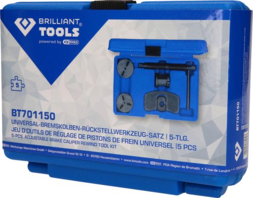 Brilliant Tools Universal-Bremskolben-Rückstellwerkzeug-Satz Standard 6 L