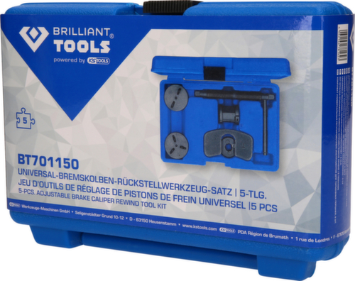 Brilliant Tools Universal-Bremskolben-Rückstellwerkzeug-Satz Standard 8 L