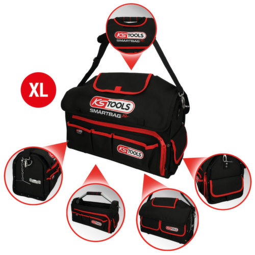 KS Tools SMARTBAG Universal-Werkzeugtasche XL Standard 2 L