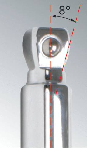 KS Tools 1/4"+3/8"+1/2" CHROMEplus Kipp-Verlängerungs-Satz Standard 2 L