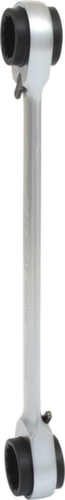 KS Tools 4 in 1 GEARplus umschaltbar Doppel-Ratschenringschlüssel Standard 4 L