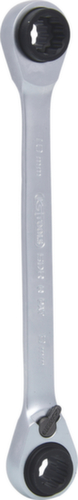 KS Tools 4 in 1 GEARplus® Doppel-Ratschenringschlüssel Standard 6 L
