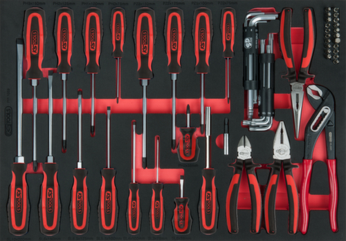 KS Tools Zangen- und Schraubendreher-Satz Standard 4 L