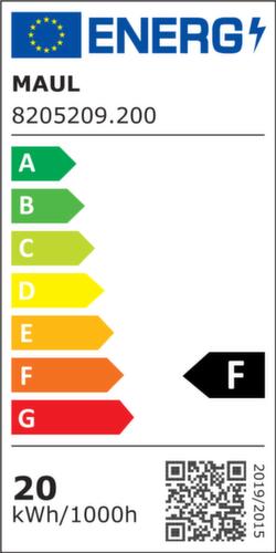 MAUL Dimmbare LED-Tischleuchte MAULwork, Licht kaltweiß (tageslichtweiß), weiß Technische Zeichnung 1 L