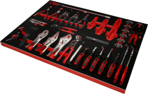 KS Tools Zangen-Satz in Schaumstoffeinlage Standard 3 L