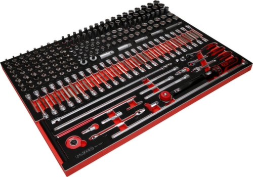 KS Tools 3/8" Steckschlüssel-Satz in Schaumstoffeinlage Standard 3 L
