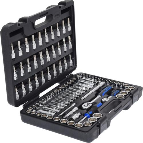 KS Tools 1/4"+3/8" CHROMEplus Steckschlüssel-Satz Standard 5 L