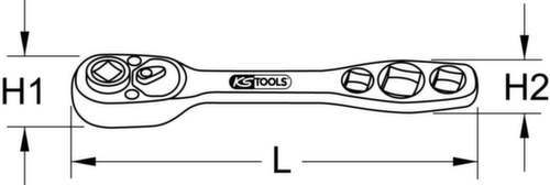 KS Tools 5 in 1 Kälte-Klima-Ratsche Standard 5 L