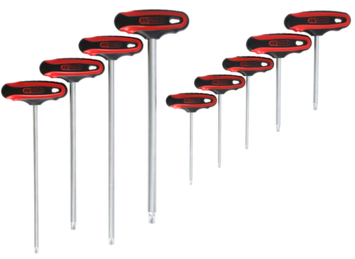 KS Tools T-Griff-Torx-Winkelstiftschlüssel-Satz Standard 6 L