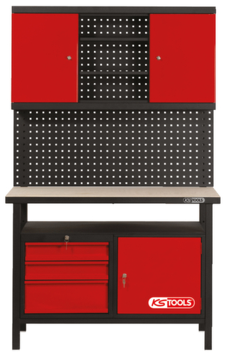 KS Tools Werkbank mit 3 Schubladen und 1 Tür Standard 7 L