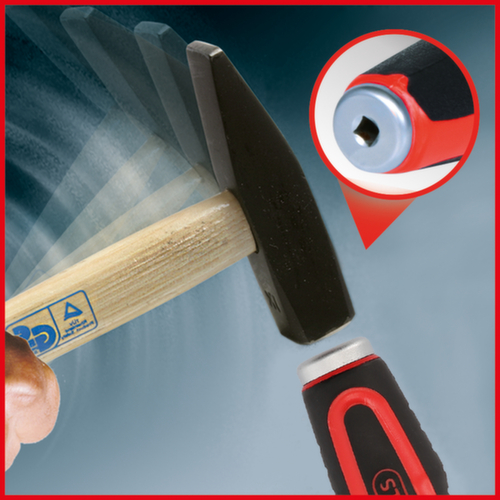 KS Tools ERGOTORQUE®max Schlagkappen-Schraubendreher-Satz Standard 7 L