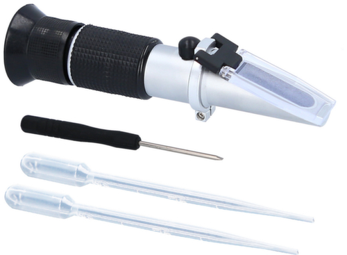 KS Tools Refraktometer - optisches Prüfgerät für Batterieflüssigkeit Standard 8 L