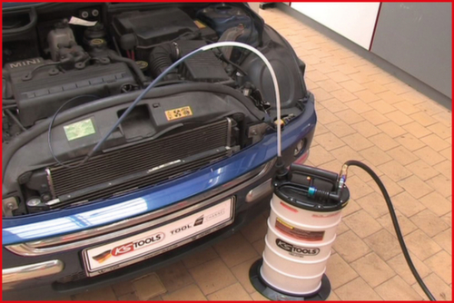 KS Tools Vakuum-Absaugpumpe 9,5 Liter inklusive 4 Sonden Standard 8 L