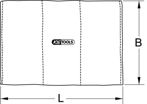 KS Tools Flammschutzmatten Standard 9 L