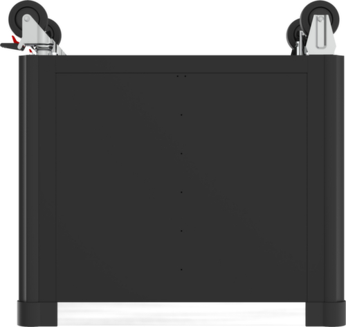 KS Tools PERFORMANCEplus P25 SCHWARZ/ROT Werkstattwagen mit 8 Schubladen Standard 9 L